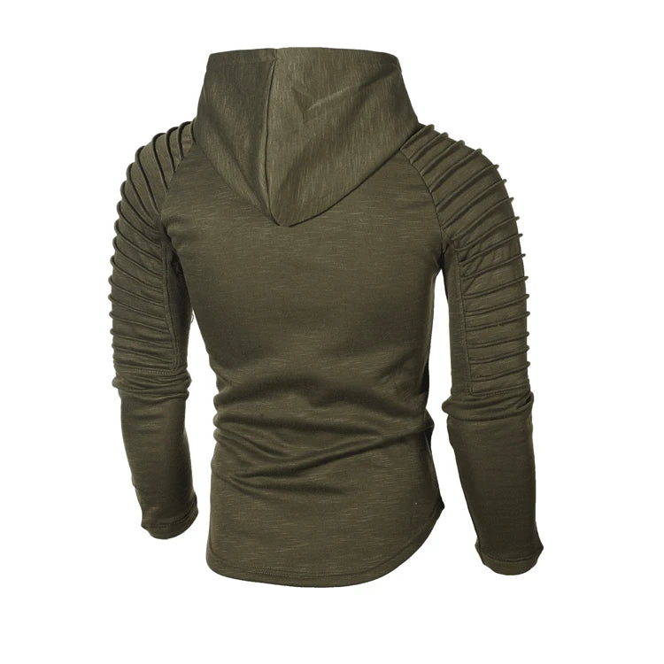 MRMT 2024 Brand New Hooded Sweatshirts Raglan Fringe Folds Long Sleeve Men Hoody Pullovers Clothing Man Hoodies Sweatshirts