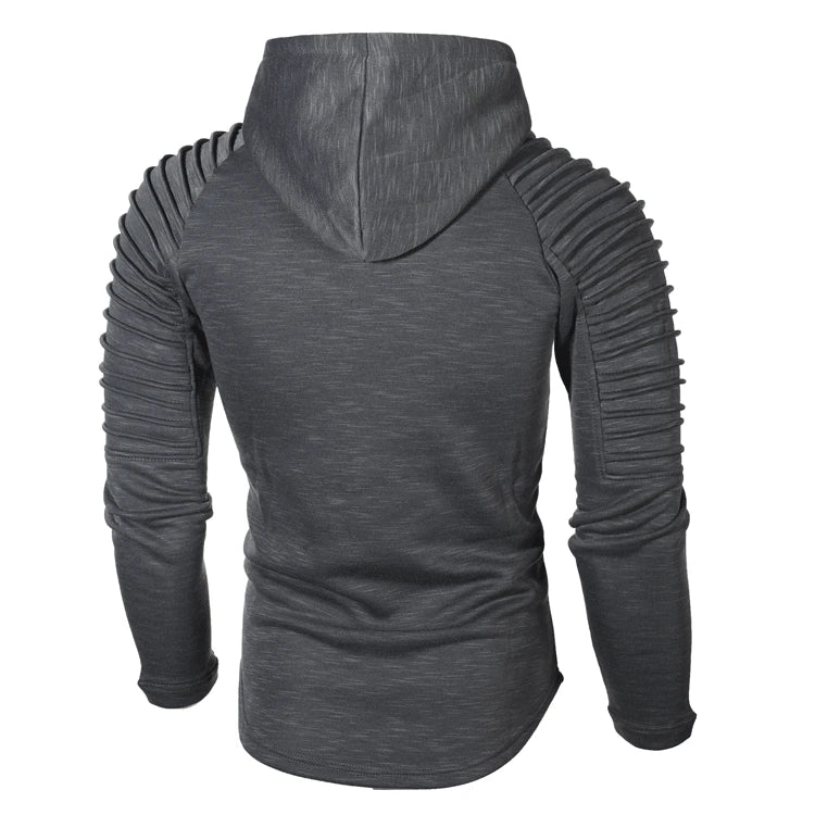 MRMT 2024 Brand New Hooded Sweatshirts Raglan Fringe Folds Long Sleeve Men Hoody Pullovers Clothing Man Hoodies Sweatshirts