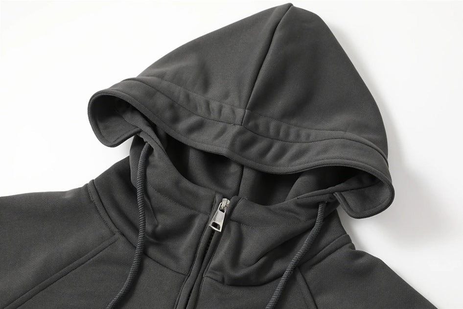 Half Zipper Men's Tactical Hoodies Solid Warm Fleece Military Sweatshirts Multi Pockets Male Hooded Jackets Thick Outdoor Polar