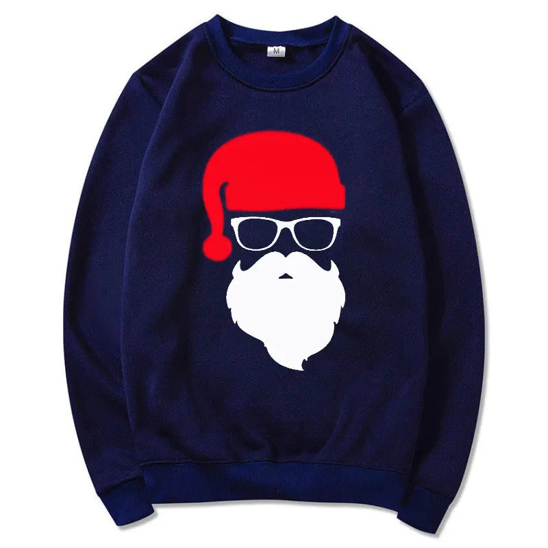 Men/Women's Hoodies Father Christmas Festive Custom Funny Pullovers Round neck Hoody Autumn Hoodies Harajuku Street Sweatshirts