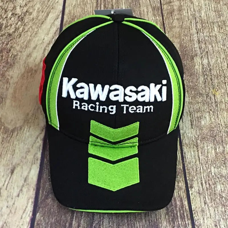 Kawasaki Outdoor Motorcycle Rider New Off road Motorcycle Baseball Hat Riding Sunshade Duck Tongue Hat