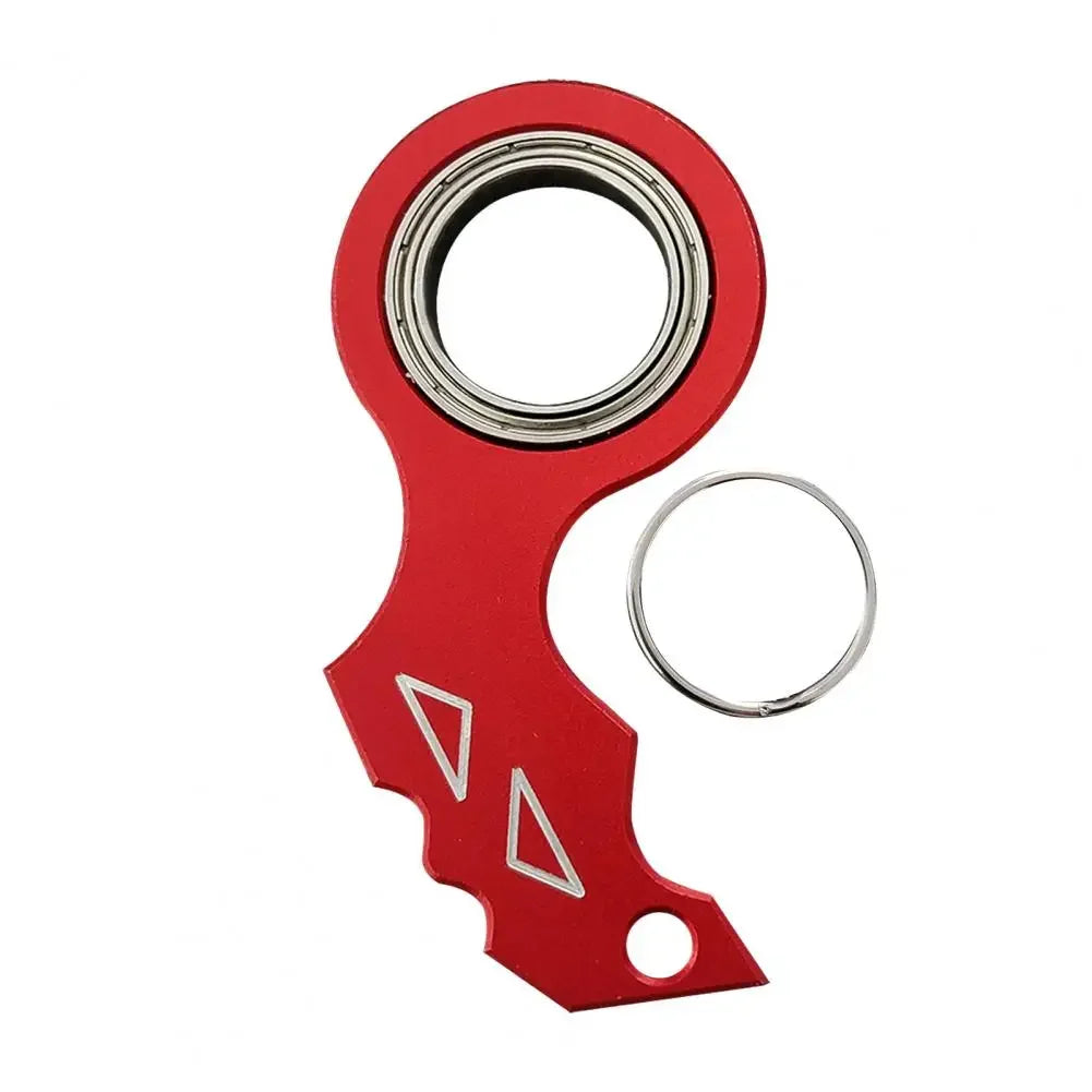 New Exquisite Decompression Keychain Fingertip Spinner Anti-Anxiety Toy Fingertip Rotating Keychain For Couple Gift