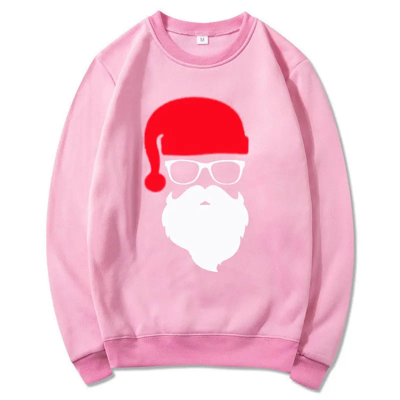 Men/Women's Hoodies Father Christmas Festive Custom Funny Pullovers Round neck Hoody Autumn Hoodies Harajuku Street Sweatshirts