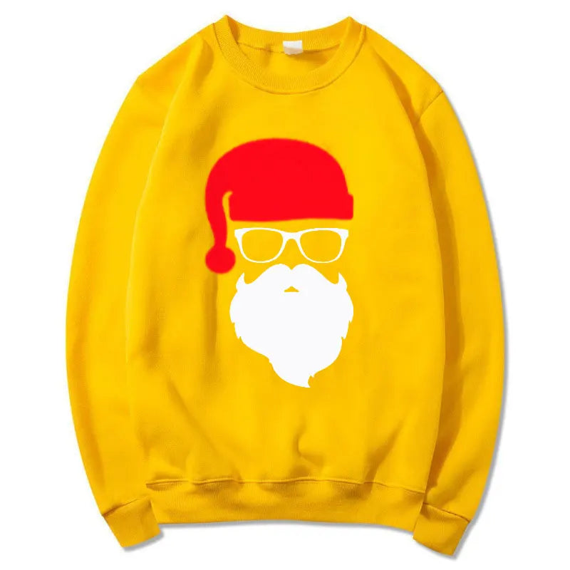 Men/Women's Hoodies Father Christmas Festive Custom Funny Pullovers Round neck Hoody Autumn Hoodies Harajuku Street Sweatshirts