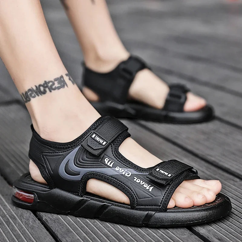 Men's Comfortable Slipper Summer Man Sandals for Men 2024 Designer Men's Shoes Original Brands Shoes Man's Leather Sandal Trend