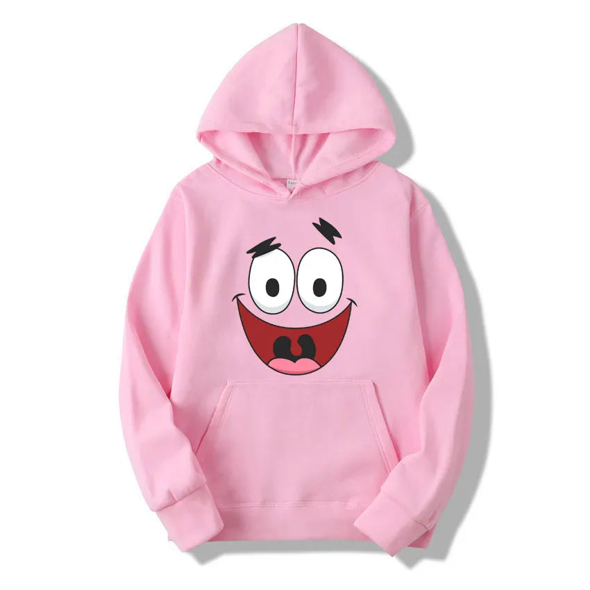 SpongeBob Cartoon Anime Women Hoodie 2024 New Fashion Yellow Men Pullover Tops Spring Autumn Couple Sweatshirt Clothing