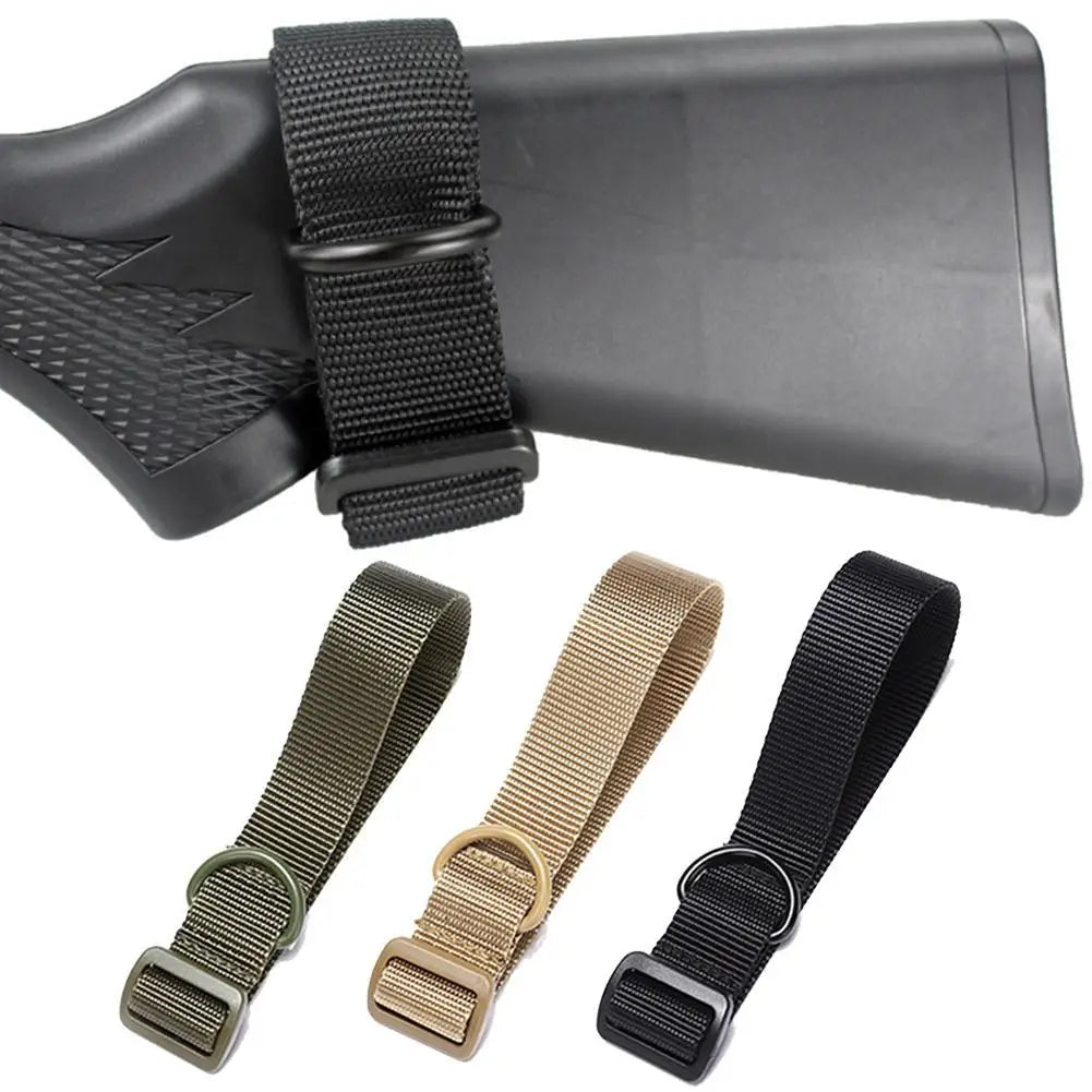 Multifunction Airsoft Tactical ButtStock Sling Adapter Rifle Stock Gun Strap Rope Strapping Belt Mount Hunting for AR15 HK416