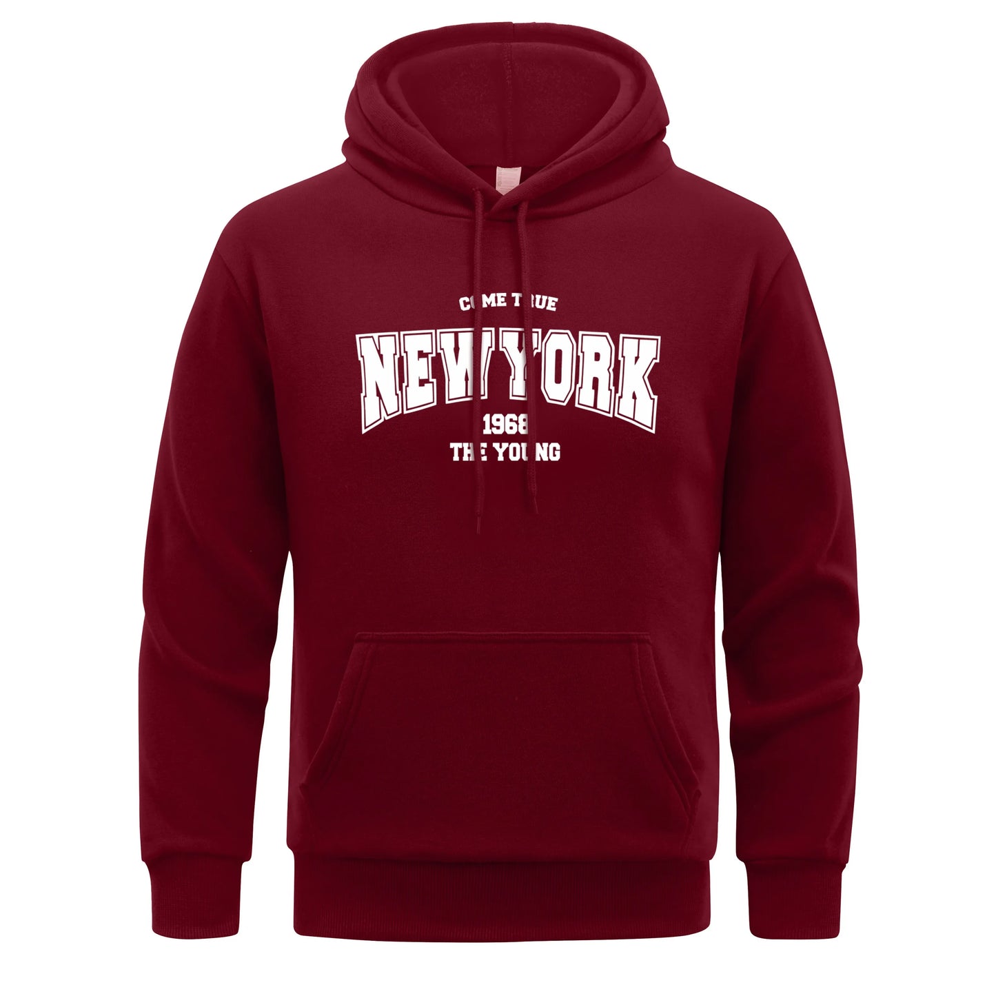 America New York City Letter Hoodie Men Warm Spring Autumn Man Hoodies Casual Fleece Pullover Clothing