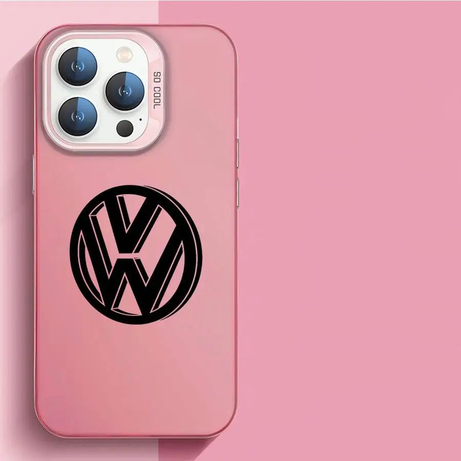 V-olks-wagen VW Car Phone Case for Apple iPhone 16 11 13 Pro 11 15 12 14 ProMax 15 14 16 12 Plus Funda Cover