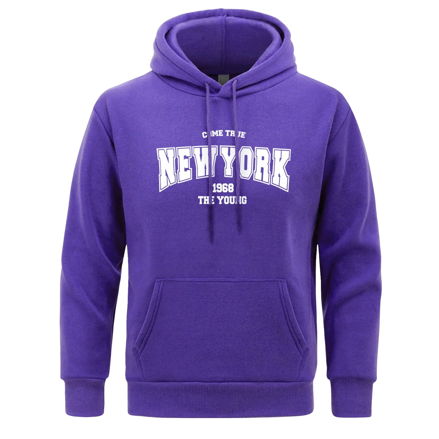 America New York City Letter Hoodie Men Warm Spring Autumn Man Hoodies Casual Fleece Pullover Clothing