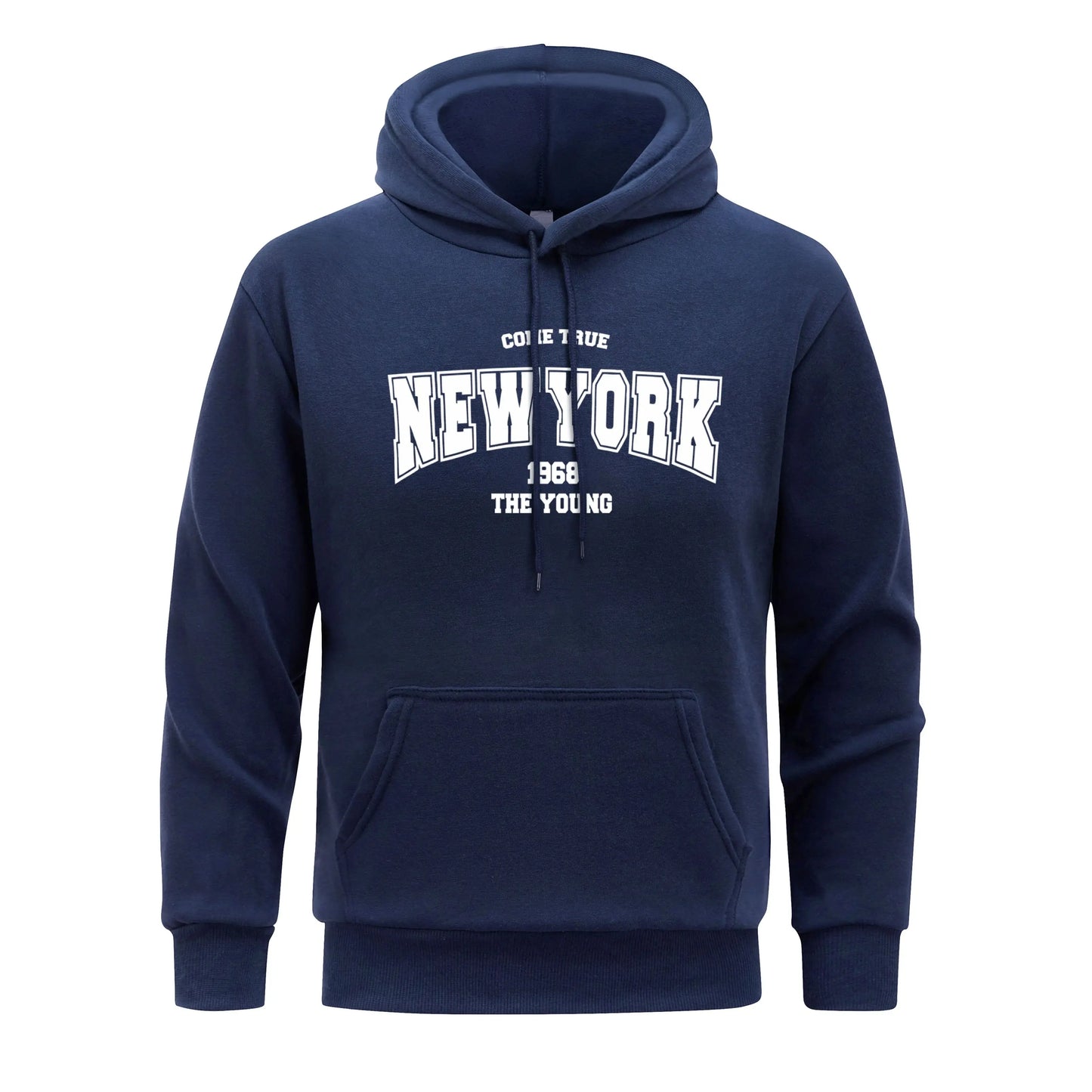 America New York City Letter Hoodie Men Warm Spring Autumn Man Hoodies Casual Fleece Pullover Clothing