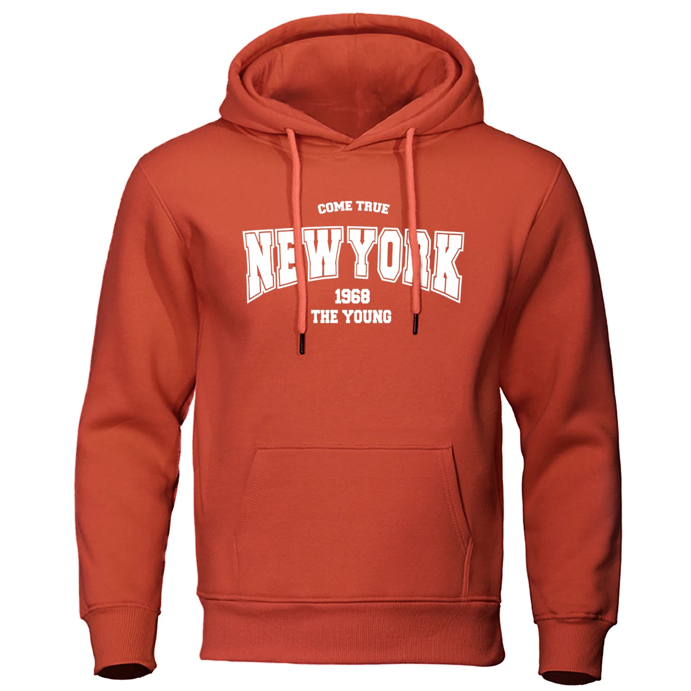 America New York City Letter Hoodie Men Warm Spring Autumn Man Hoodies Casual Fleece Pullover Clothing