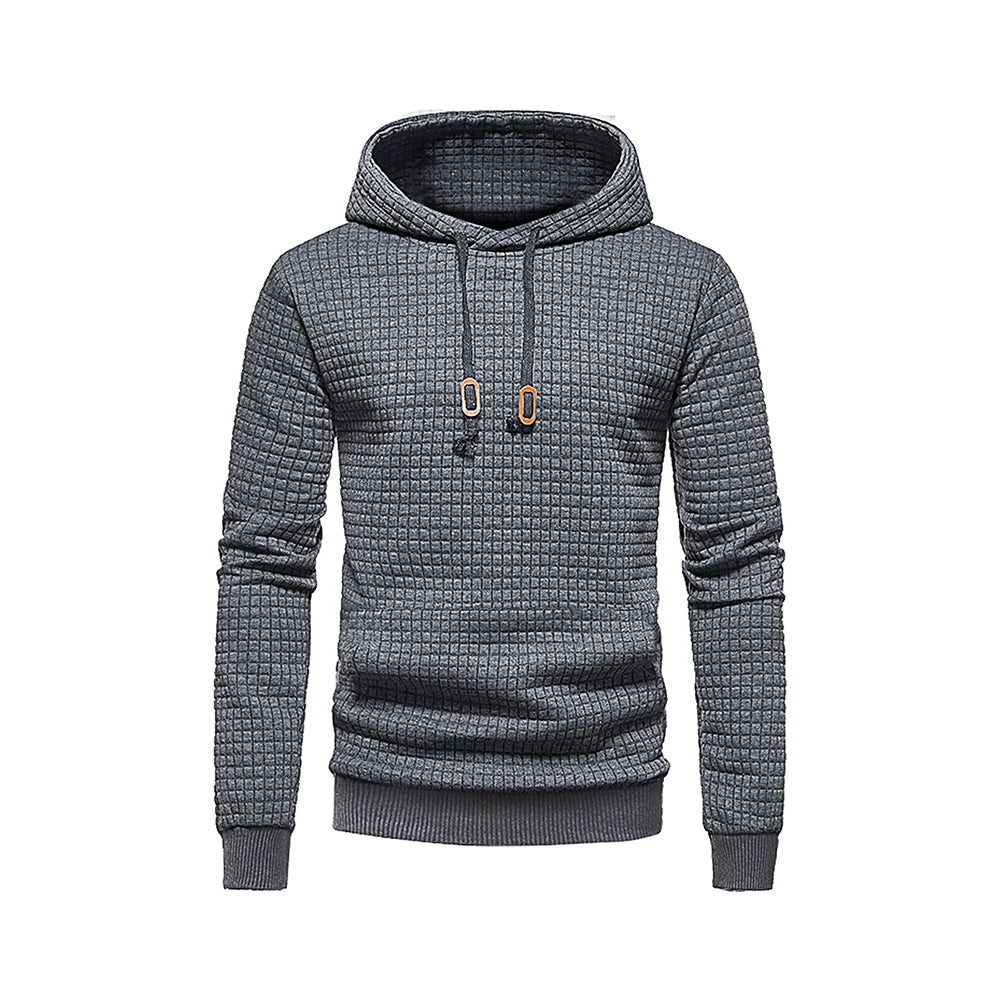 New men's hooded pullover fall casual Slim long-sleeved warm men's sweater knit sweater loose tops outdoor sports men's clothing