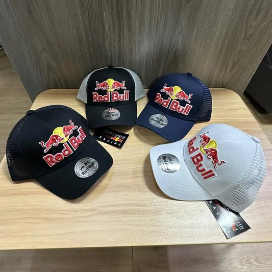 New 4 Colors Red Bull Baseball Hat Embroidered Red Bull Sun Hat High Quality Street Trendy Brand Sports Hat Rap Hip Hop Hat