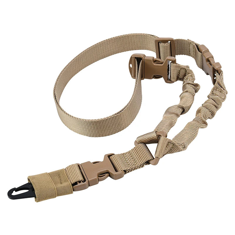 Shot Gun Belt Hunting Accessories Tactical Gear Tactical Single Point Gun Sling Shoulder Strap Rifle Rope Belt with Metal Buckle