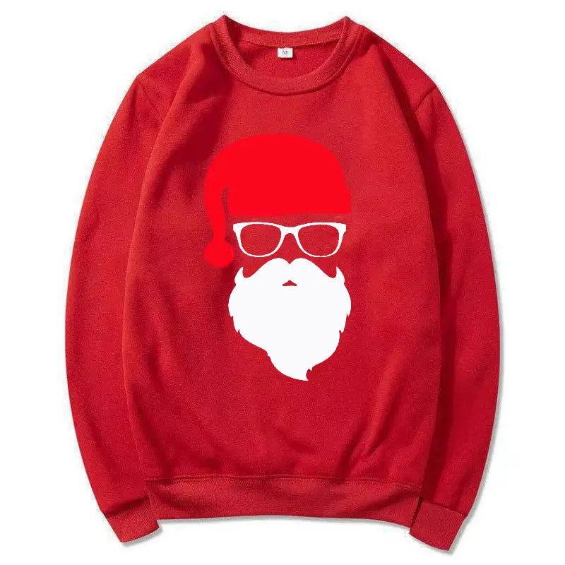 Men/Women's Hoodies Father Christmas Festive Custom Funny Pullovers Round neck Hoody Autumn Hoodies Harajuku Street Sweatshirts