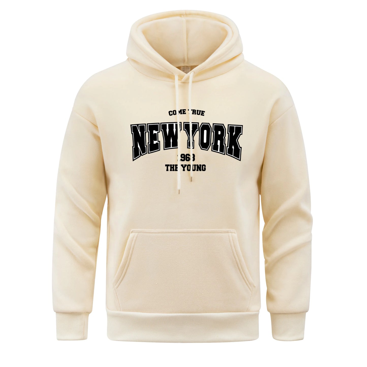 America New York City Letter Hoodie Men Warm Spring Autumn Man Hoodies Casual Fleece Pullover Clothing