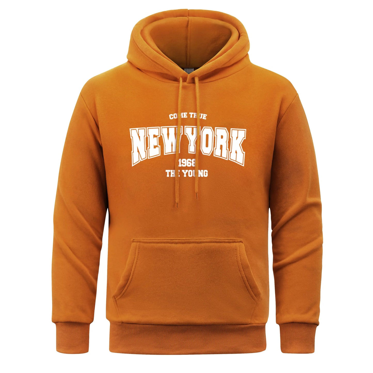 America New York City Letter Hoodie Men Warm Spring Autumn Man Hoodies Casual Fleece Pullover Clothing