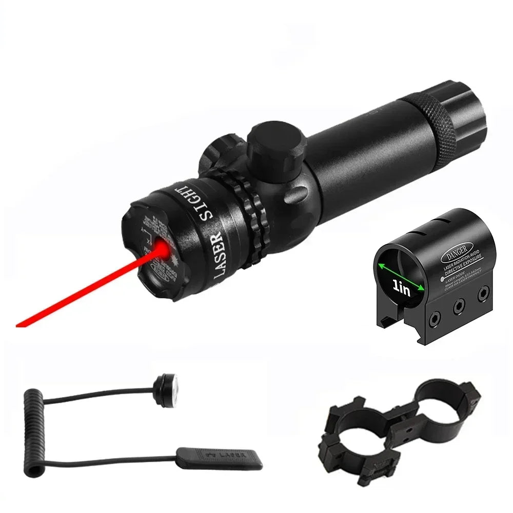 Rifle Green Dot Laser Red Dot Laser Sight 532nm Scope with Pressure Switch Picatinny and Mounting Hunting Riflescope