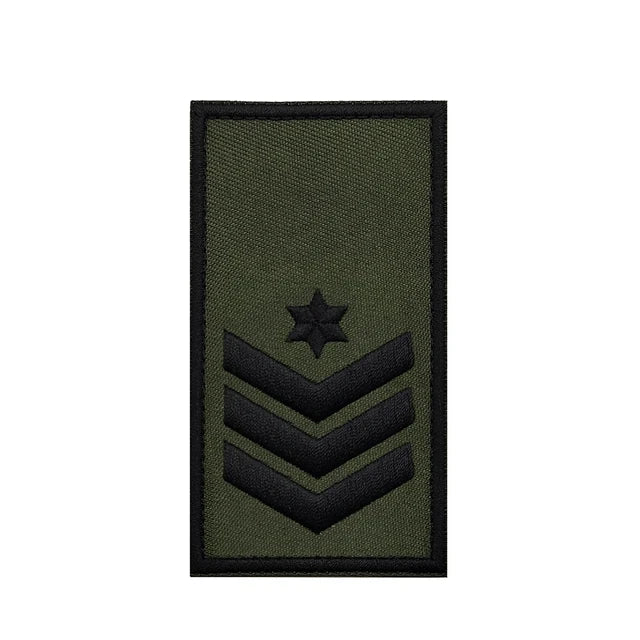 Chevrons Sergeant Stripes Israel 1st Golani Brigade Patches Military Uniform Rank Arms Shoulder Hook Tab Badges