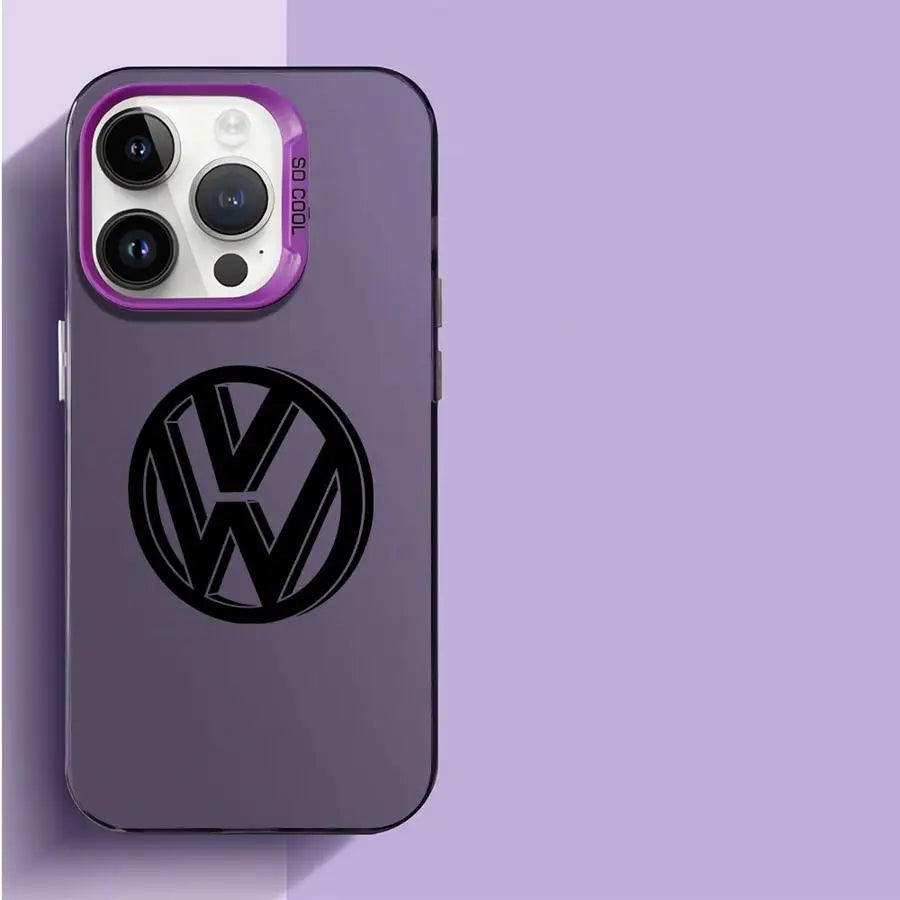 V-olks-wagen VW Car Phone Case for Apple iPhone 16 11 13 Pro 11 15 12 14 ProMax 15 14 16 12 Plus Funda Cover