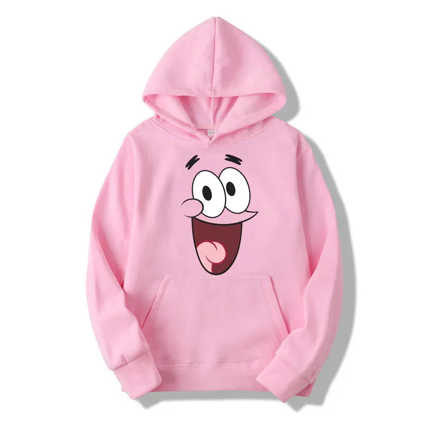 SpongeBob Cartoon Anime Women Hoodie 2024 New Fashion Yellow Men Pullover Tops Spring Autumn Couple Sweatshirt Clothing