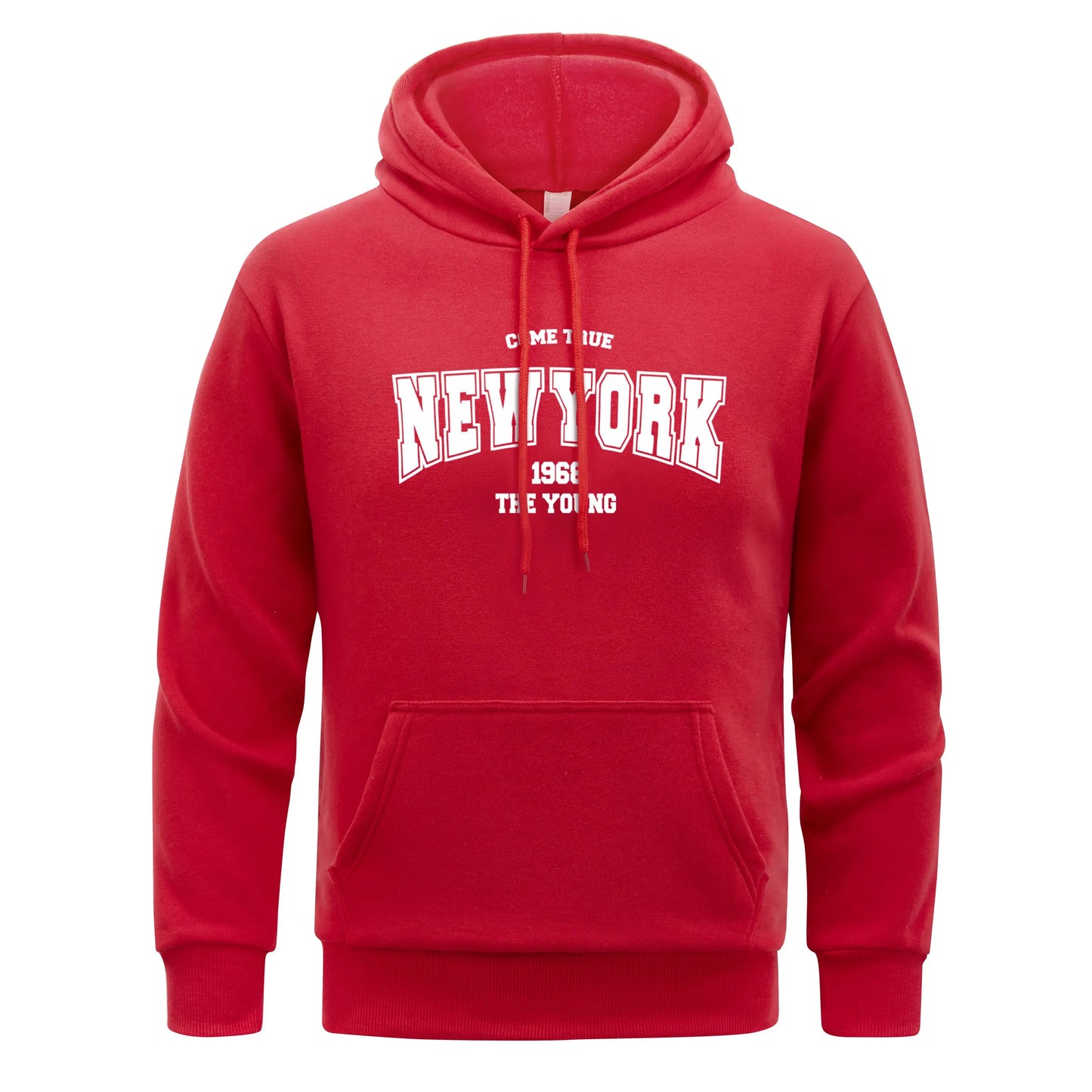 America New York City Letter Hoodie Men Warm Spring Autumn Man Hoodies Casual Fleece Pullover Clothing