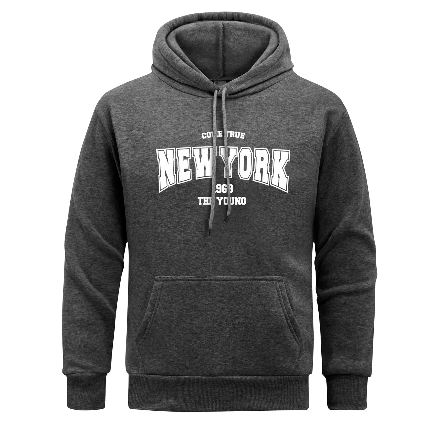 America New York City Letter Hoodie Men Warm Spring Autumn Man Hoodies Casual Fleece Pullover Clothing