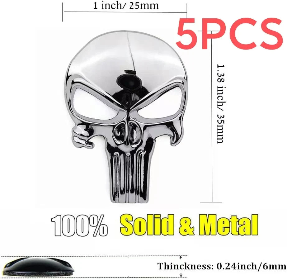 3D Stickers Metal for Airsoft Pistol Gun Glock G17 G19 G22 G34 AR15 AR10 AK17 M16 M4 1911 USP P365 Taurus Sig Sauer Accessories