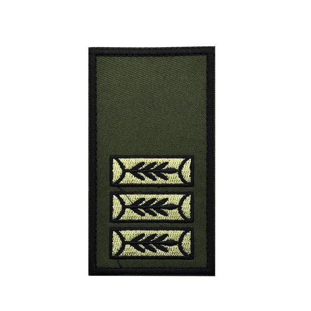 Chevrons Sergeant Stripes Israel 1st Golani Brigade Patches Military Uniform Rank Arms Shoulder Hook Tab Badges