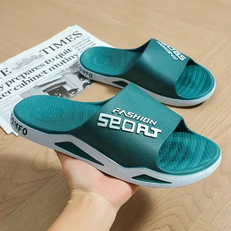 Slippers For Men Worn Externally Summer Trendy Flip Flops Bathroom Non-skid Indoor And Home Sandals For Men Women Couple Shoes